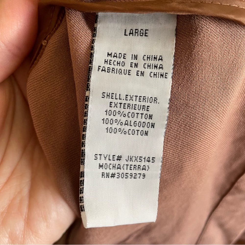 Anthro Thread & Supply open front belted trench coat Large - Picture 8 of 9